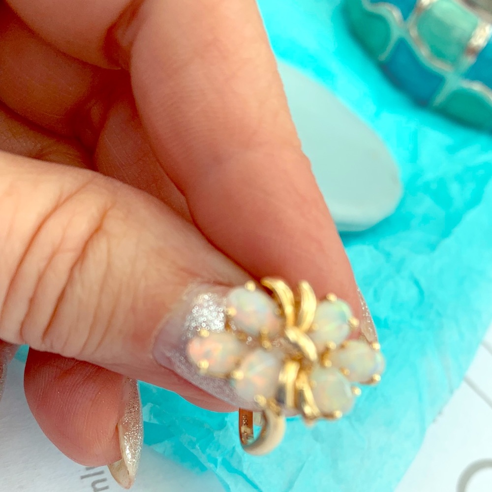 Beautiful Opal Ring Sz 6-7